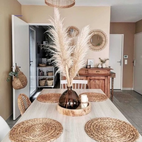 PAMPAS GRASS dried natural grasses 3 STEMS - Picture 4 of 4